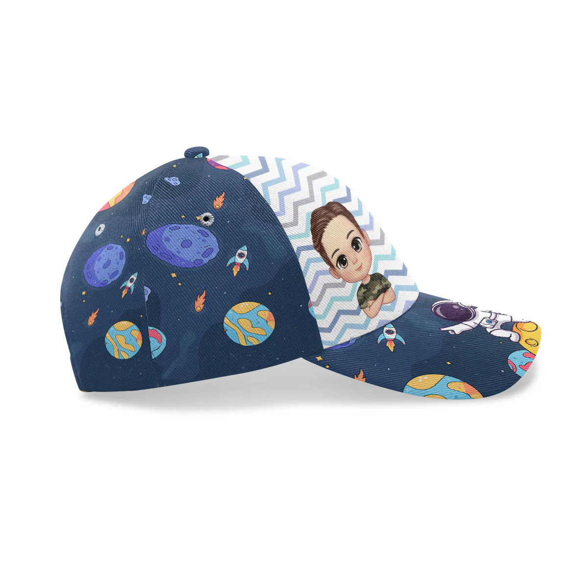 School Kid's Name - Personalized Classic Cap - Gift For Kids | GR29.01 HN02 - Image 4