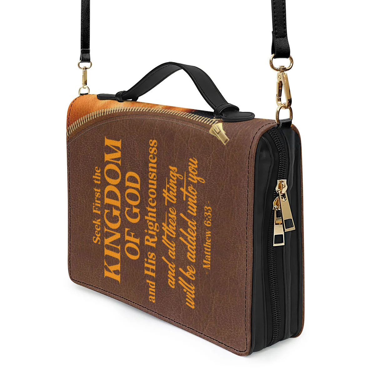 Seek First The Kingdom Of God And His Righteousness - Unique Personalized Bible Covers - AT4081455 - Image 5