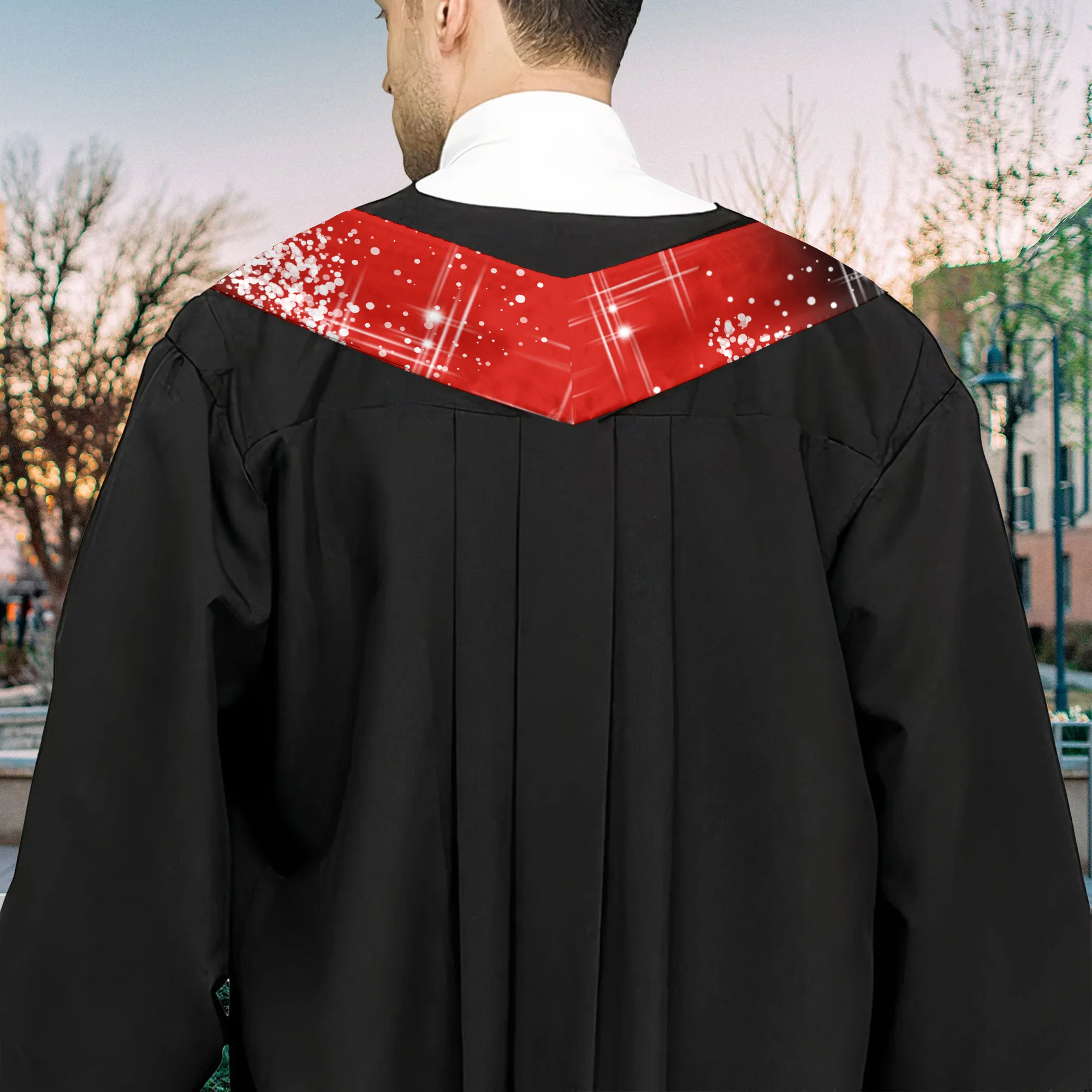 She Believed She Could So She Did - Personalized Graduation Stoles - Graduation Gift, Senior Gift | Custom Photo NH96 - Image 4