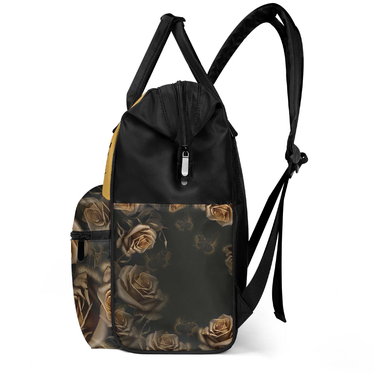 She Who Kneels Before God Can Stand Before Anyone - Personalized Duckbilled Backpack - Christian Gift For Her HH01 - Image 2