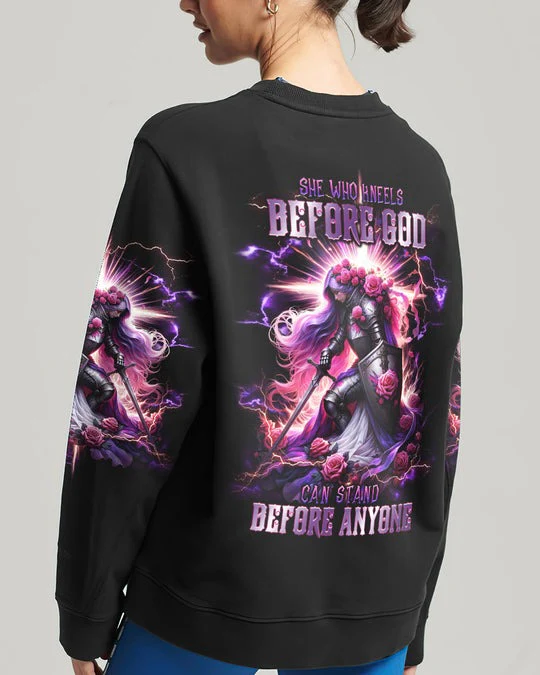 She Who Kneels Before God - Women's All Over Print Shirt - AT407010 - Image 10