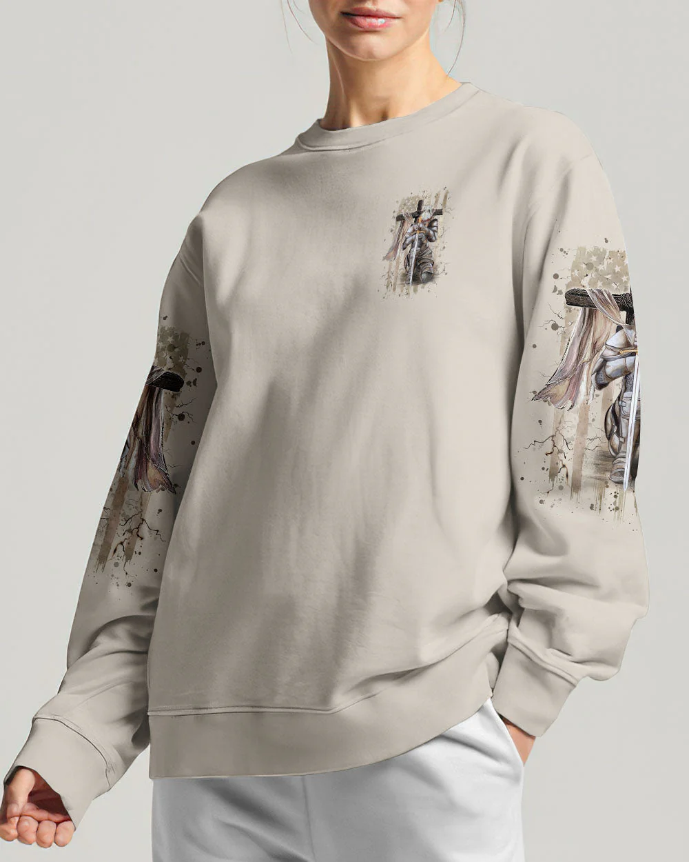 She Who Kneels Before God Women's All Over Print Shirt - Yhhg1709242 - Image 5