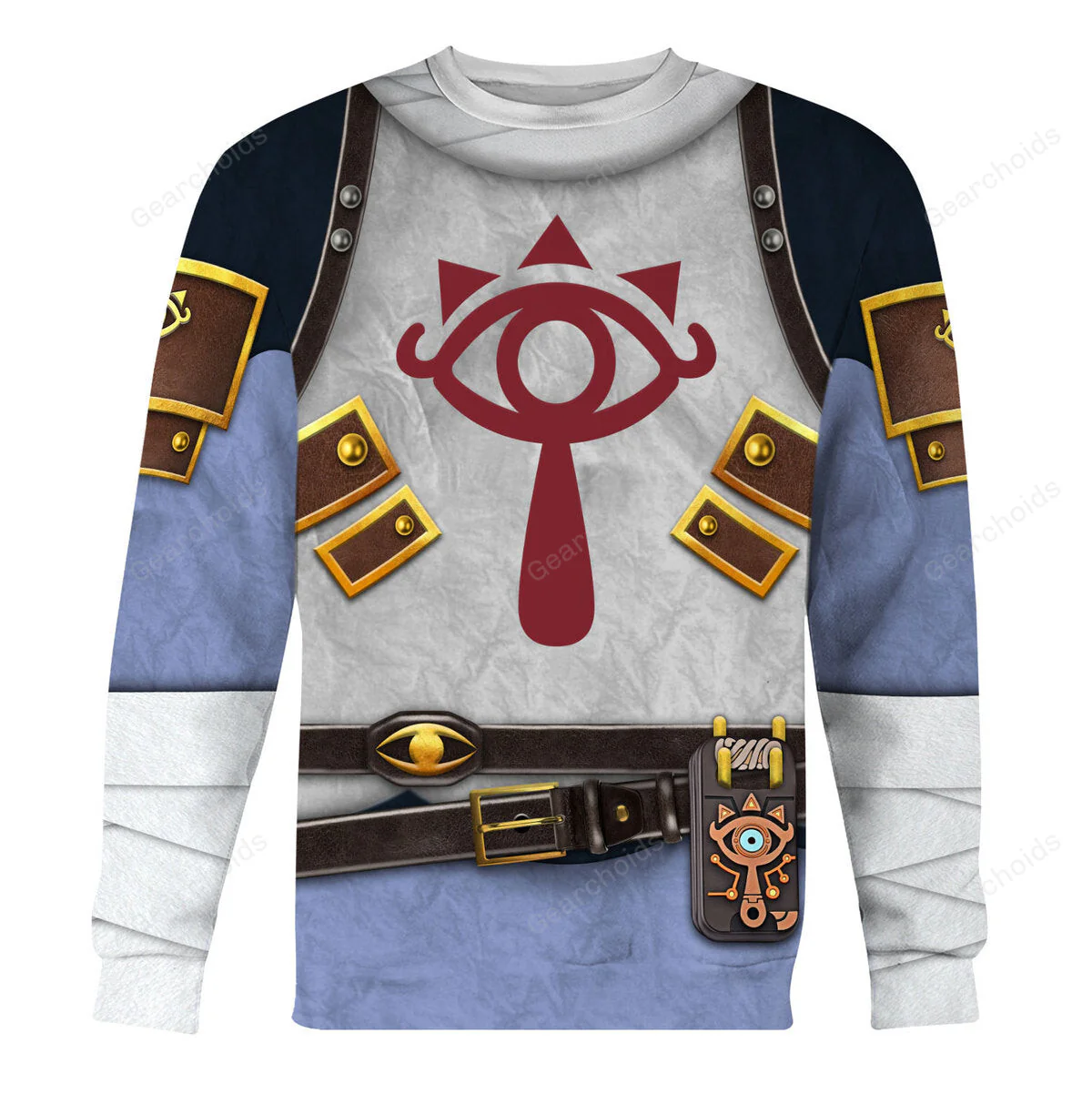 Sheik Attire Cosplay Hoodie Sweatshirt Sweatpants ZDHS11 - Image 4