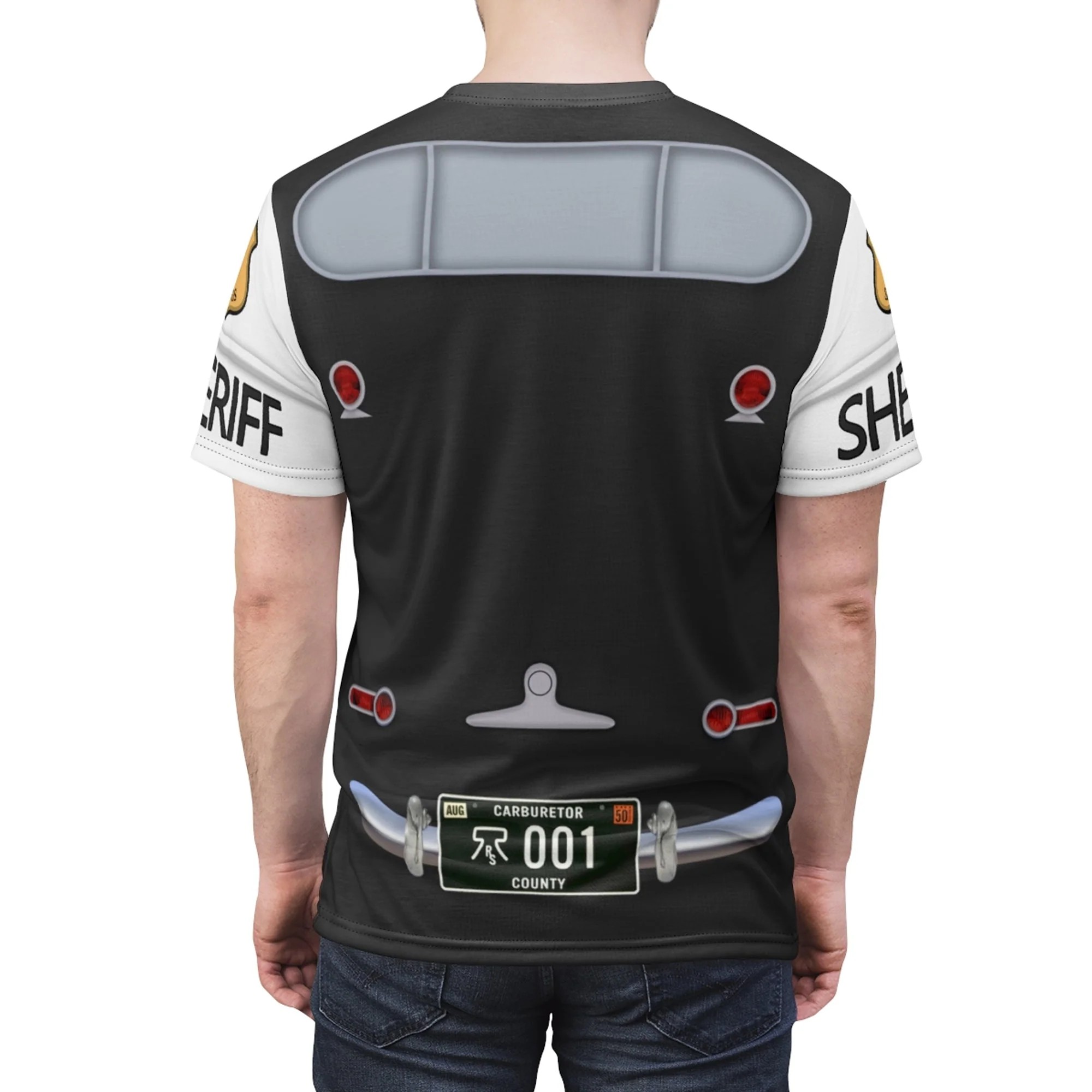 Sheriff Pixar Cars Costume T-shirt For Men - Image 2