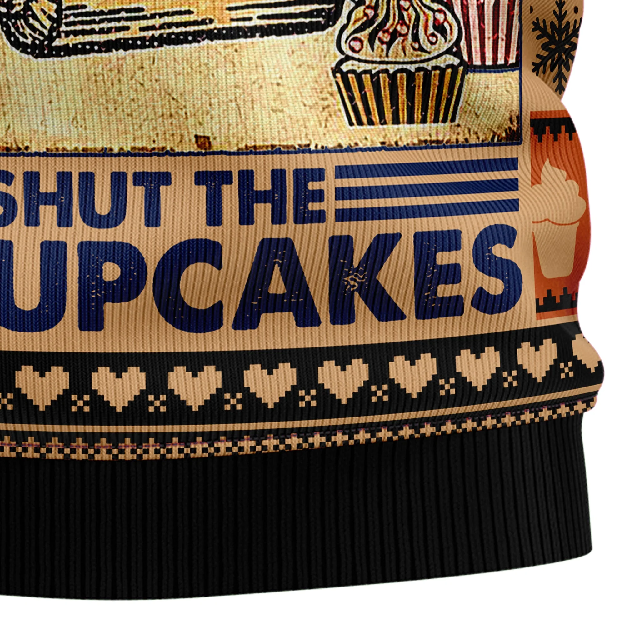 Shut The Fucupcakes - Funny Ugly Christmas Sweater - Image 5