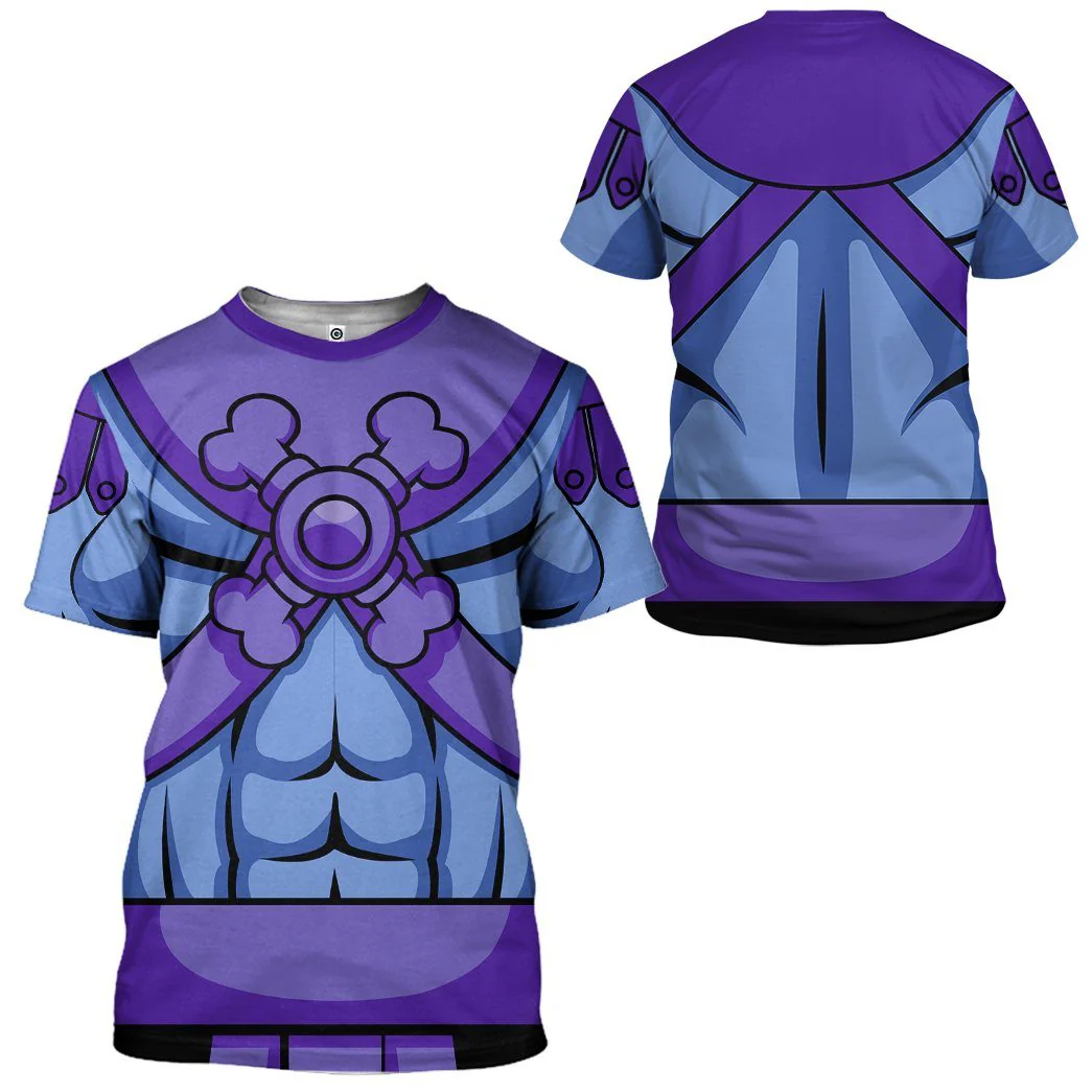 Skeletor He-Man Masters Costume Cosplay T-Shirt 3D