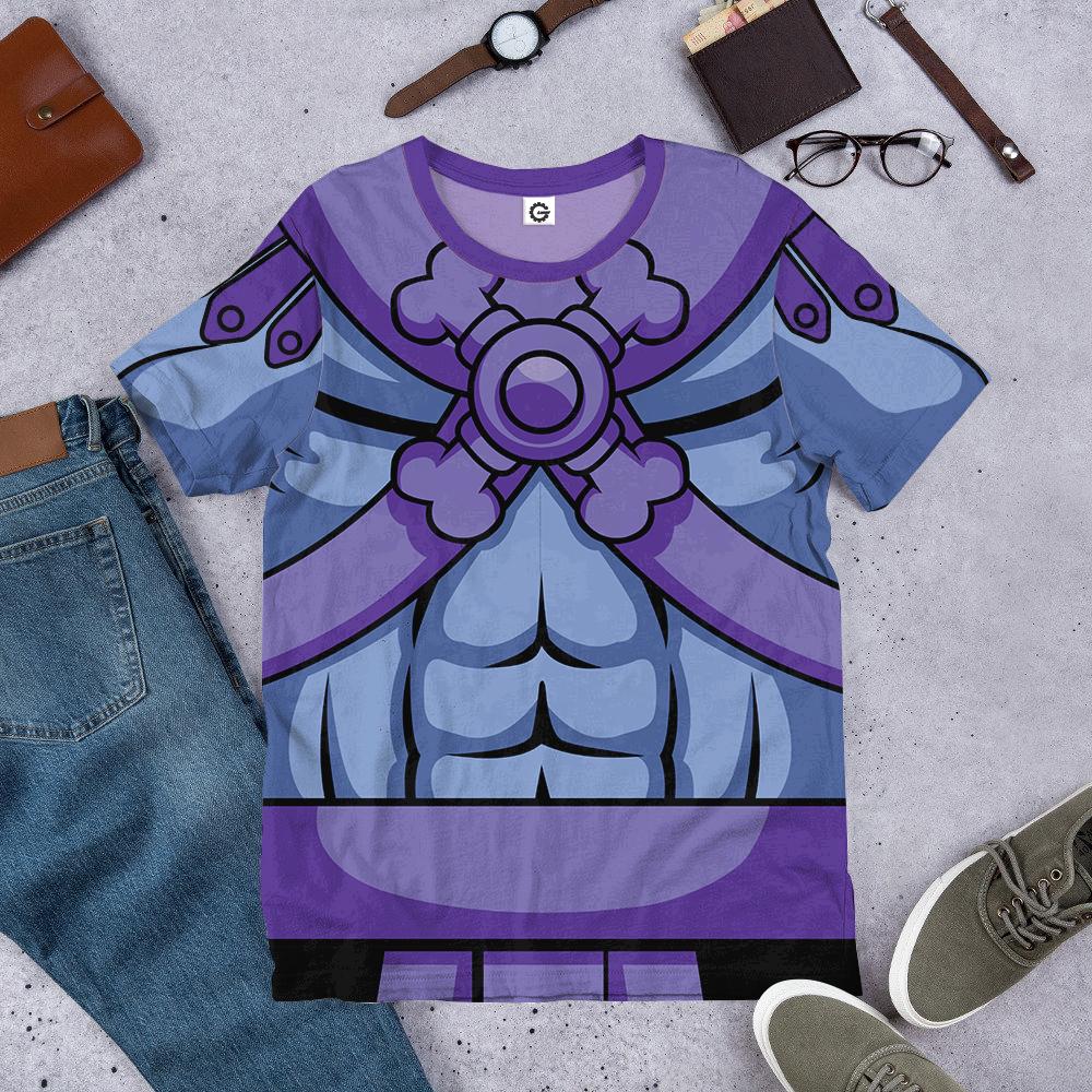 Skeletor He-Man Masters Costume Cosplay T-Shirt 3D - Image 3