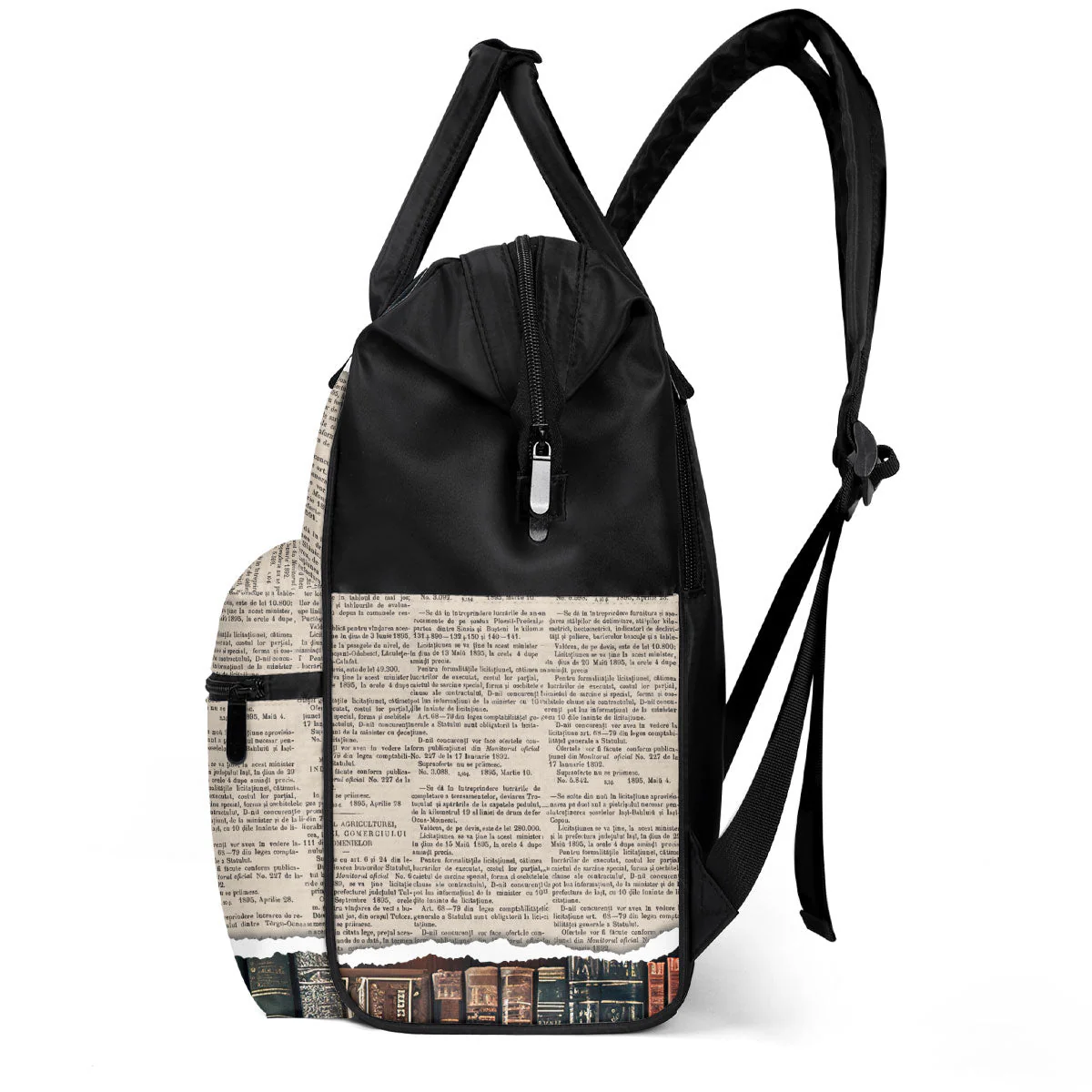 So Many Books So Little Time - Personalized Duckbilled Backpack - Gift For Book Lovers, Readers, Women | HH01 - Image 2