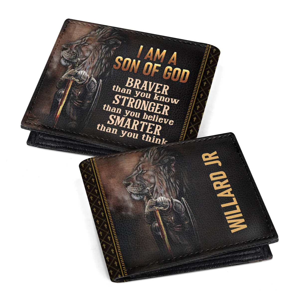Son Of God - Personalized Folded Wallet For Men