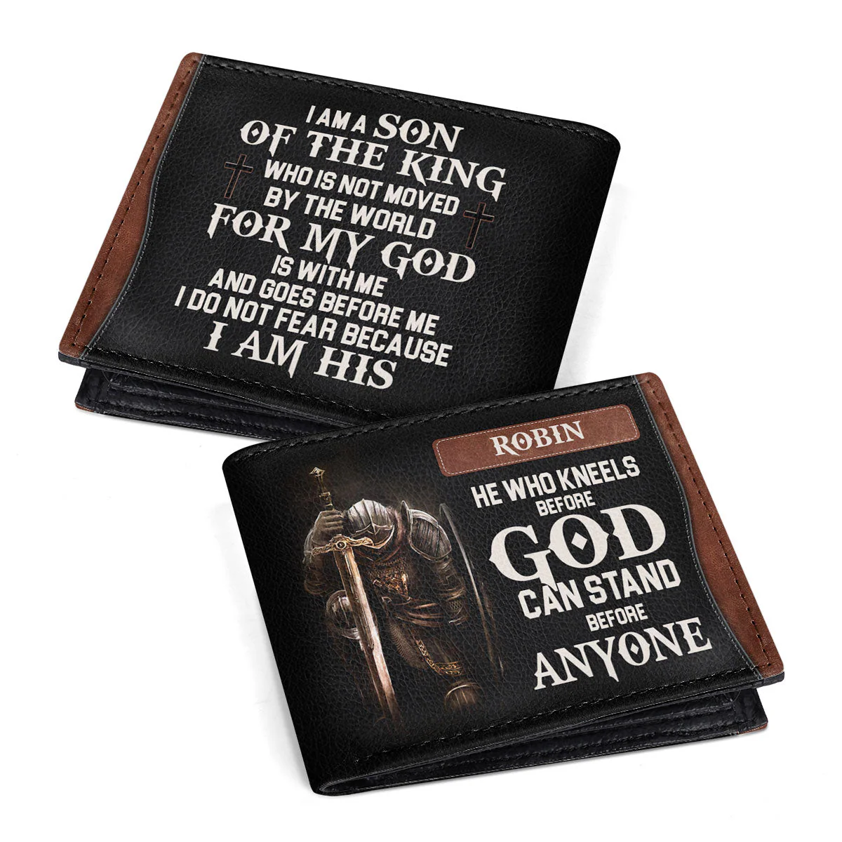 Son Of The King - Personalized Folded Wallet For Men