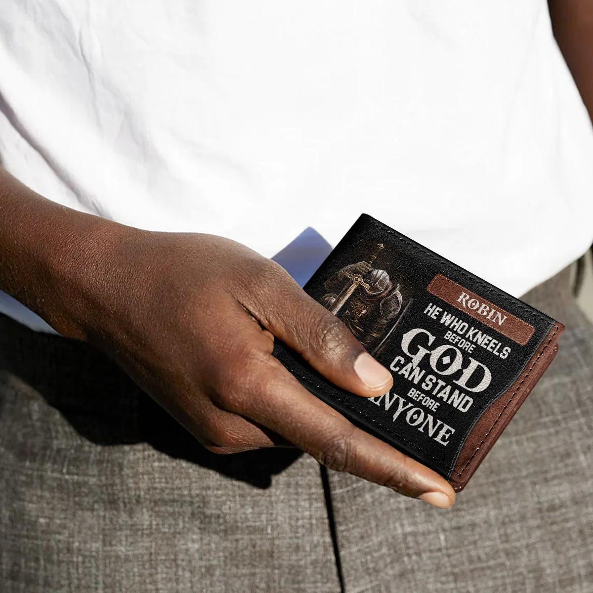 Son Of The King - Personalized Folded Wallet For Men - Image 3
