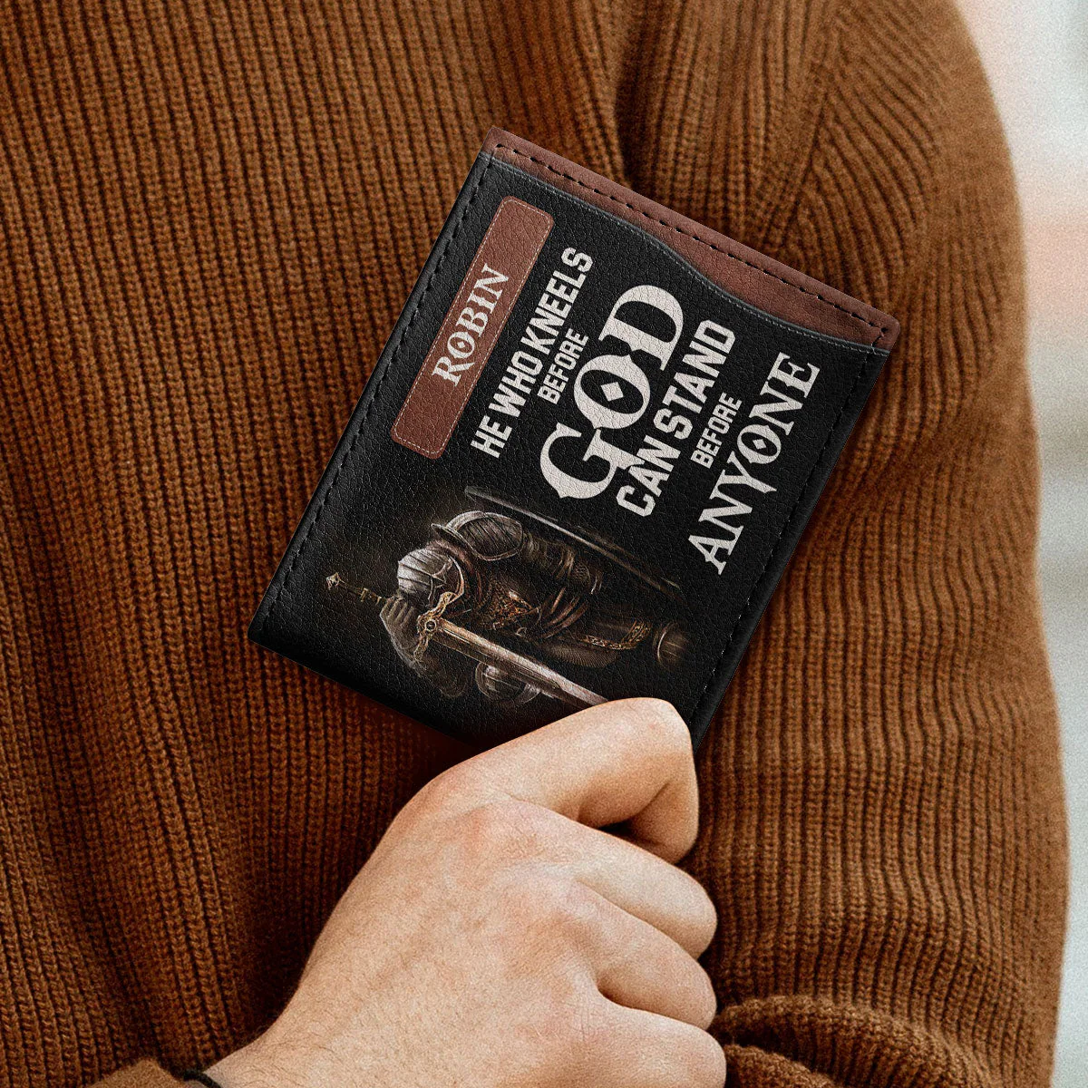 Son Of The King - Personalized Folded Wallet For Men - Image 4
