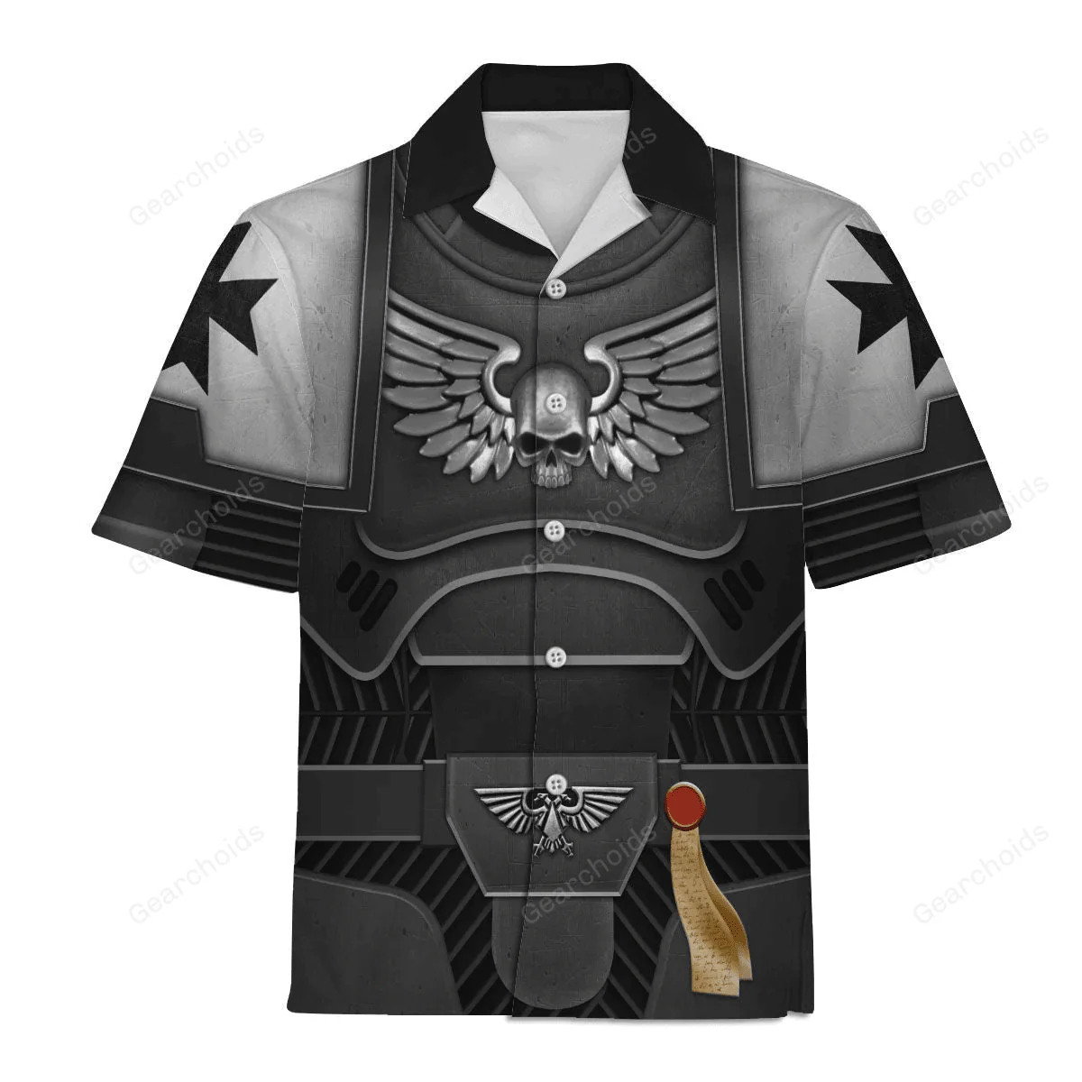 Space Marines Black Templars - Costume Cosplay Hoodie Sweatshirt Sweatpants CSWRH002 - Image 11