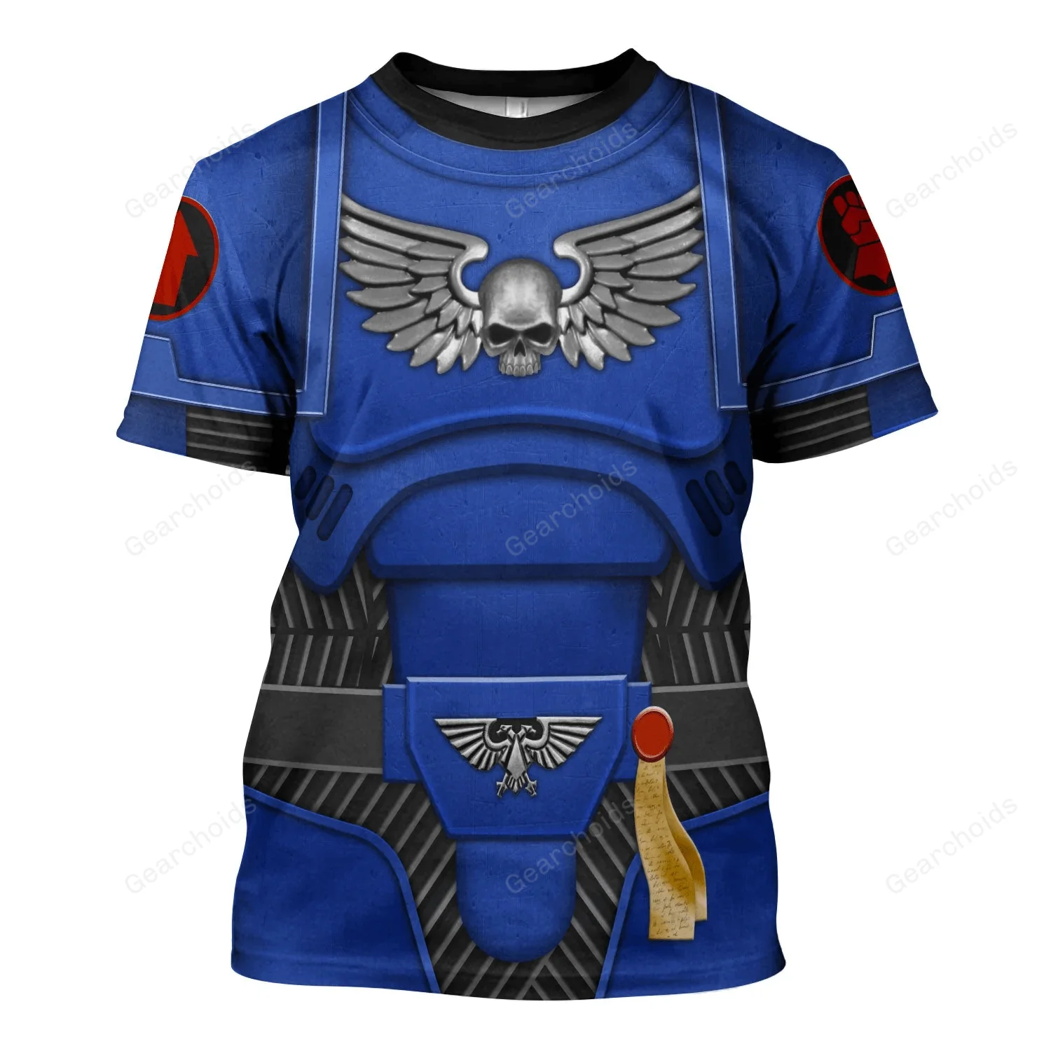 Space Marines Crimson Fists - Costume Cosplay Hoodie Sweatshirt Sweatpants CSWRH029 - Image 11