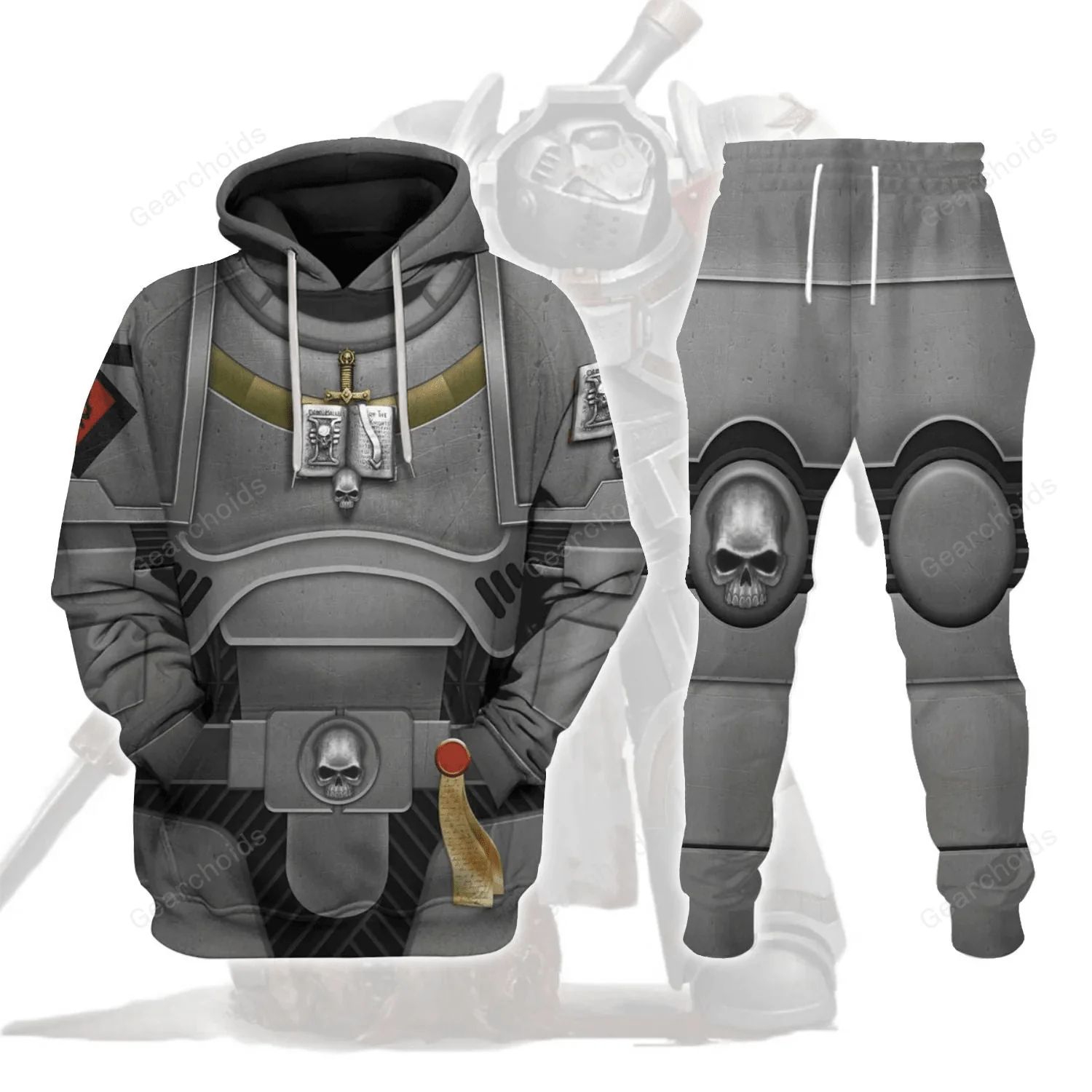 Space Marines Grey Knights - Costume Cosplay Hoodie Sweatshirt Sweatpants CSWRH039