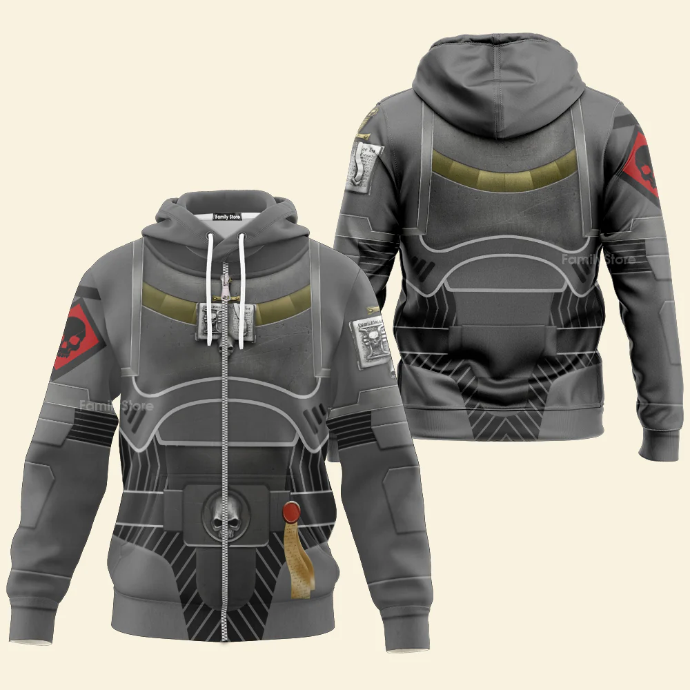Space Marines Grey Knights - Costume Cosplay Hoodie Sweatshirt Sweatpants CSWRH039 - Image 4