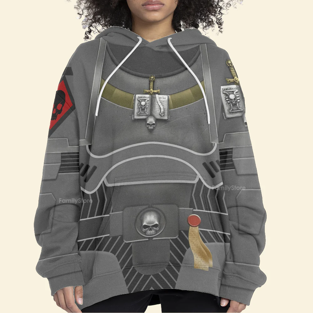 Space Marines Grey Knights - Costume Cosplay Hoodie Sweatshirt Sweatpants CSWRH039 - Image 6