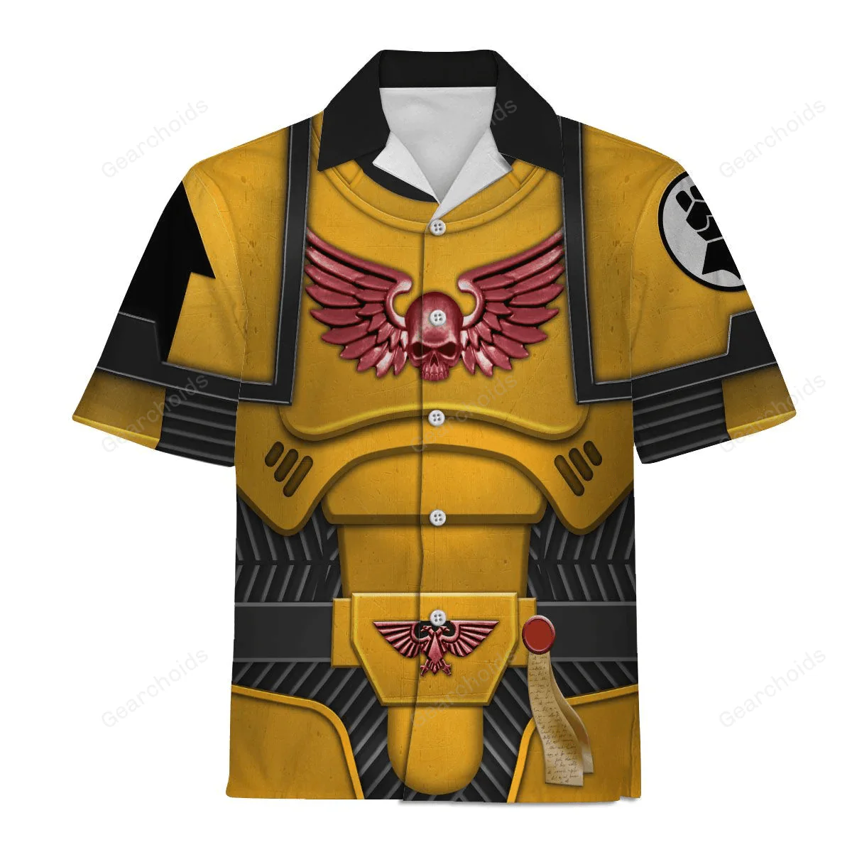 Space Marines Imperial Fists - Costume Cosplay Hoodie Sweatshirt Sweatpants CSWRH107 - Image 11