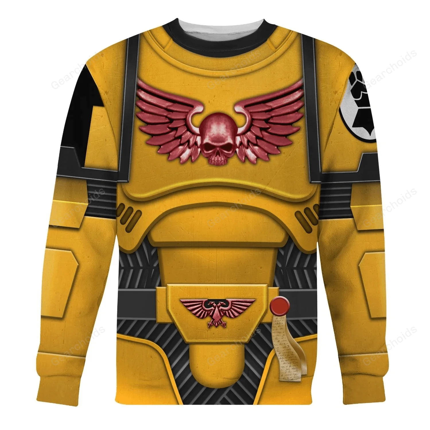Space Marines Imperial Fists - Costume Cosplay Hoodie Sweatshirt Sweatpants CSWRH107 - Image 7