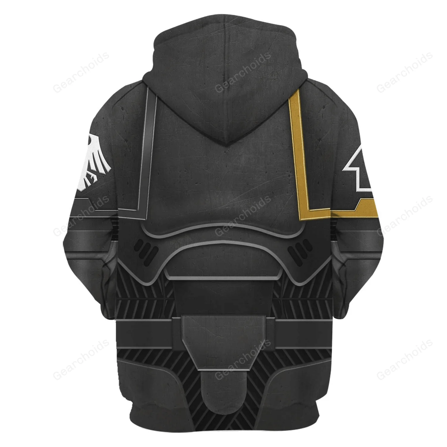 Space Marines Raven Guard - Costume Cosplay Hoodie Sweatshirt Sweatpants CSWRH027 - Image 4
