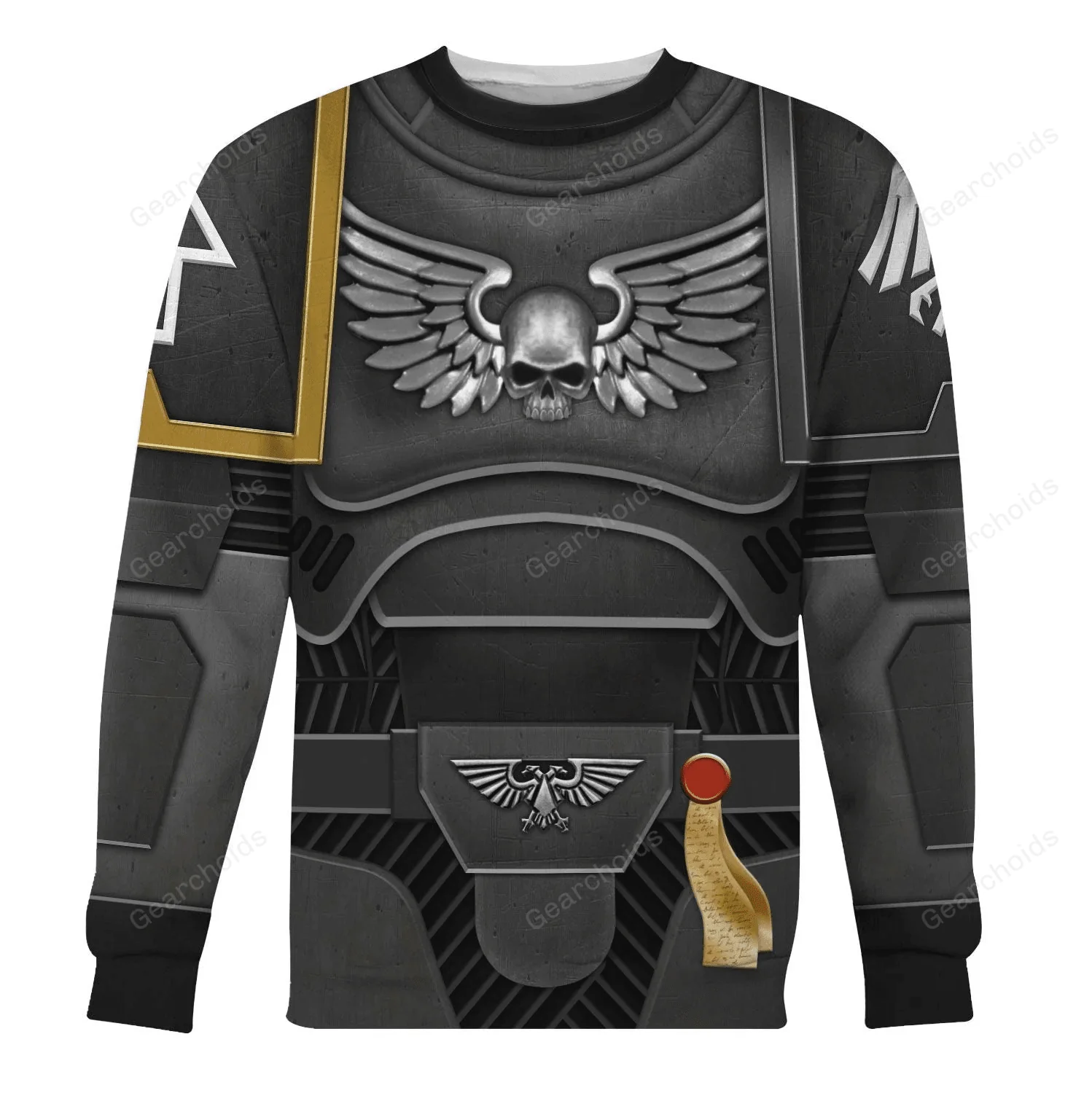 Space Marines Raven Guard - Costume Cosplay Hoodie Sweatshirt Sweatpants CSWRH027 - Image 5