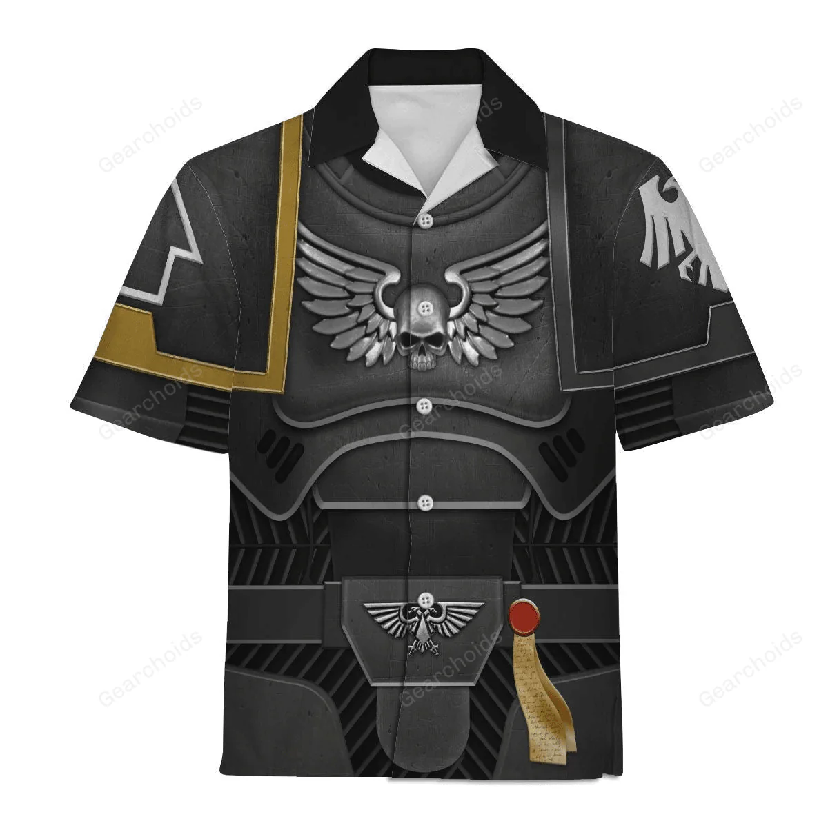 Space Marines Raven Guard - Costume Cosplay Hoodie Sweatshirt Sweatpants CSWRH027 - Image 9