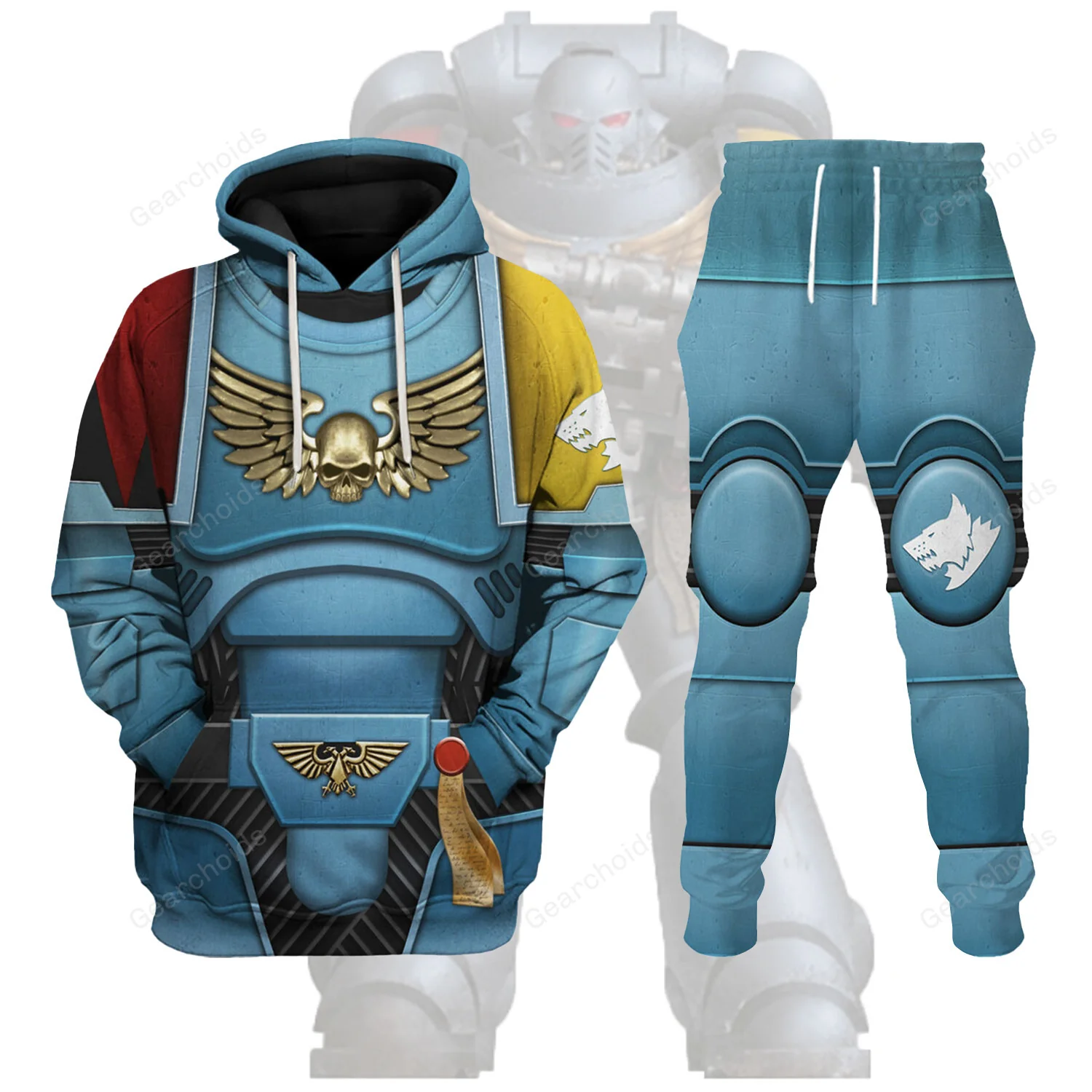 Space Marines Space Wolves - Costume Cosplay Hoodie Sweatshirt Sweatpants CSWRH003