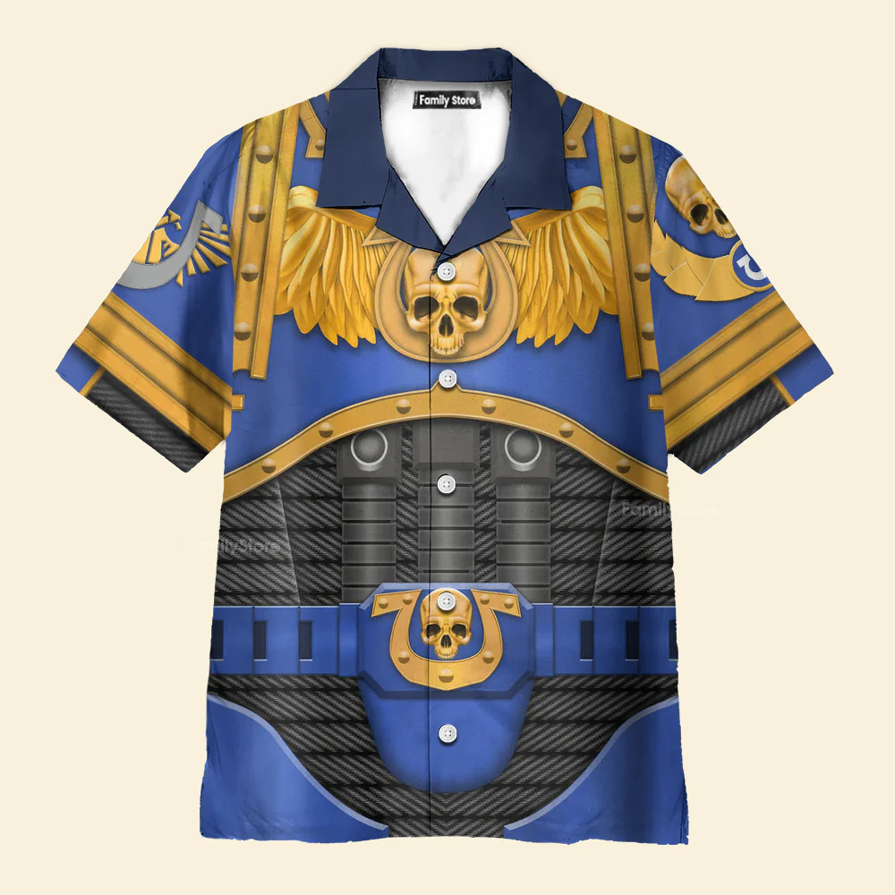 Space Marines Video Games V1 - Costume Cosplay Hawaiian Shirt CSWRH011