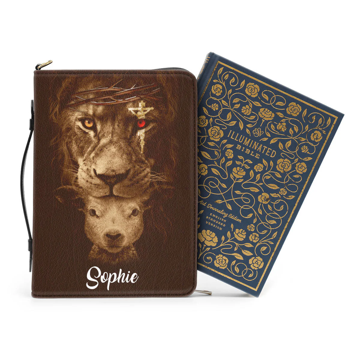 Special Lion The Lord Is On My Side - Thoughtful Gift For Christians - Personalized Bible Covers - AT4081429 - Image 3