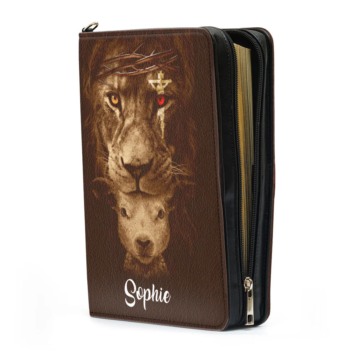Special Lion The Lord Is On My Side - Thoughtful Gift For Christians - Personalized Bible Covers - AT4081429 - Image 4