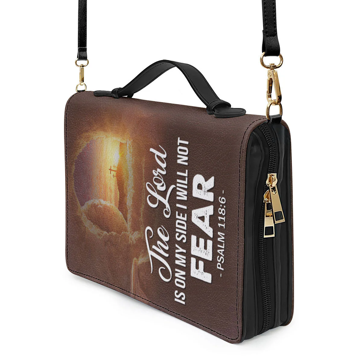 Special Lion The Lord Is On My Side - Thoughtful Gift For Christians - Personalized Bible Covers - AT4081429 - Image 5