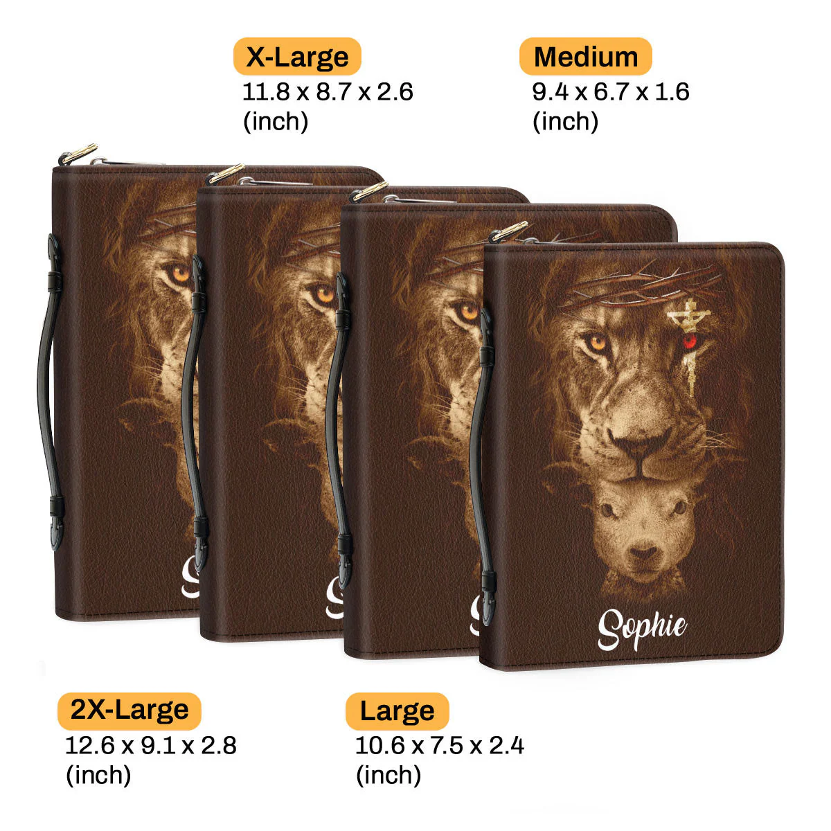 Special Lion The Lord Is On My Side - Thoughtful Gift For Christians - Personalized Bible Covers - AT4081429 - Image 6