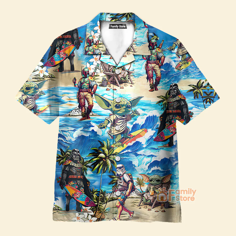 Special Stwa Surfing Hawaiian Shirt - Image 3