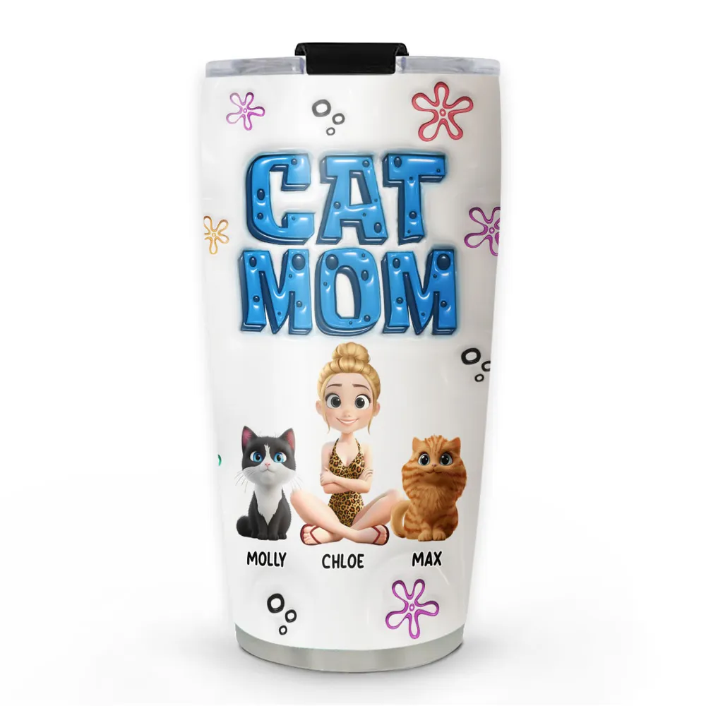 Sponge Dog Mom - Personalized Tumbler - Gift for Pet Owners, Fur Lovers | CLP15 HH01 - Image 2