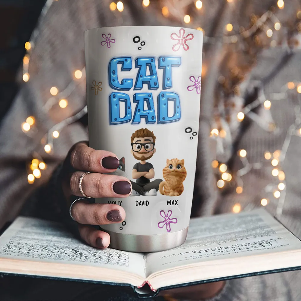 Sponge Dog Mom - Personalized Tumbler - Gift for Pet Owners, Fur Lovers | CLP15 HH01 - Image 4