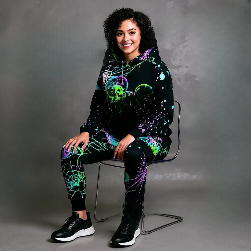Spooky Boogie Man - Personalized Hoodie And Leggings - Gift For Halloween, Christmas HH01 - Image 4