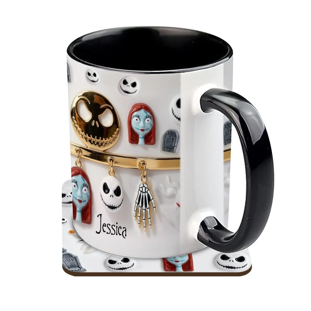 Spooky Characters - Personalized Accent Mug - Gift For Movie Fans NL122 - Image 7