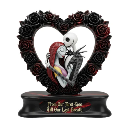 Spooky From Our First Kiss Till Our Last Breath - Personalized Acrylic Plaque - Gift For Couple, Fan Movies HH01 - Image 6