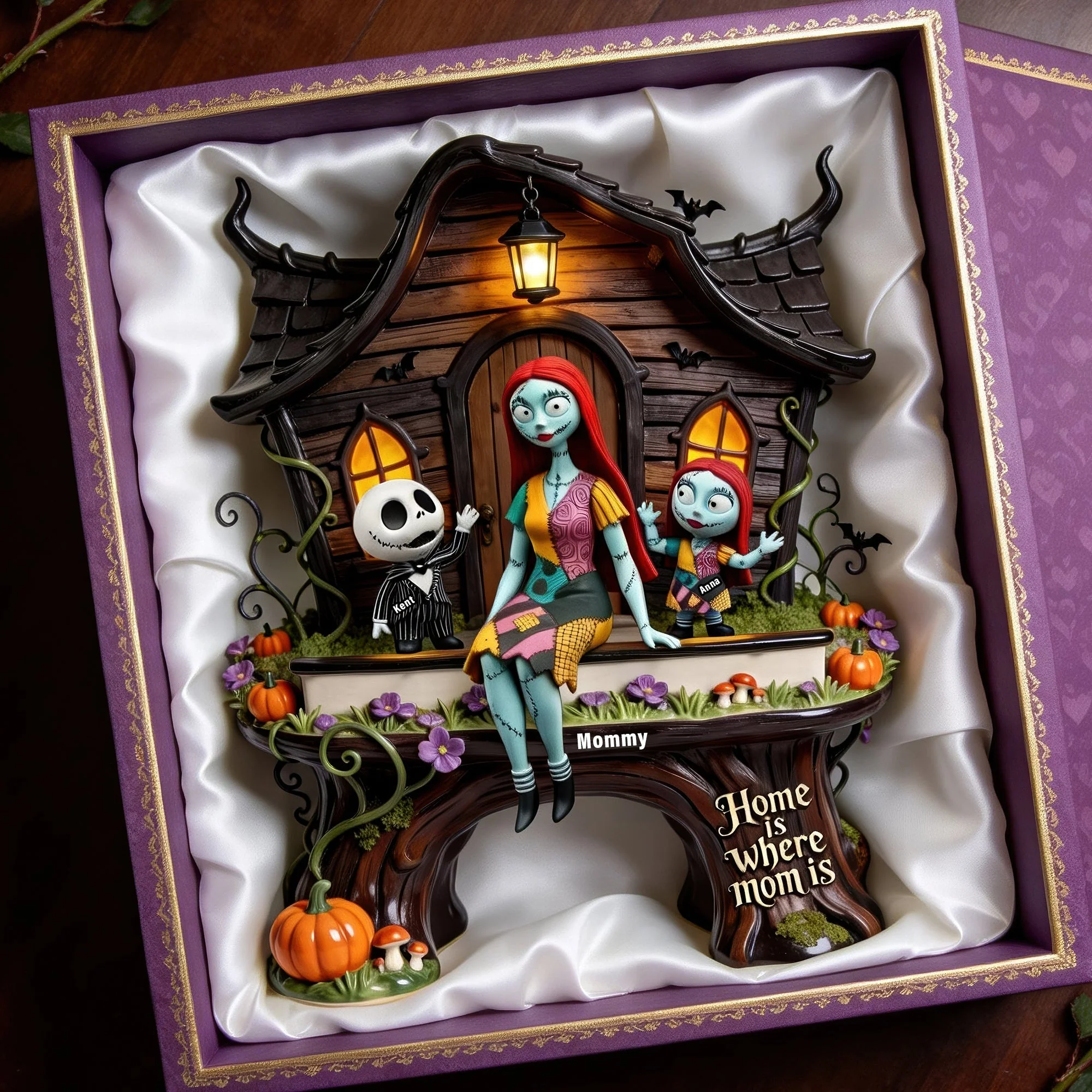 Spooky Home Is Where Mom Is - Personalized Acrylic Plaque - Gift For Mom, Horror Lovers, Movie Fans NL122 - Image 4