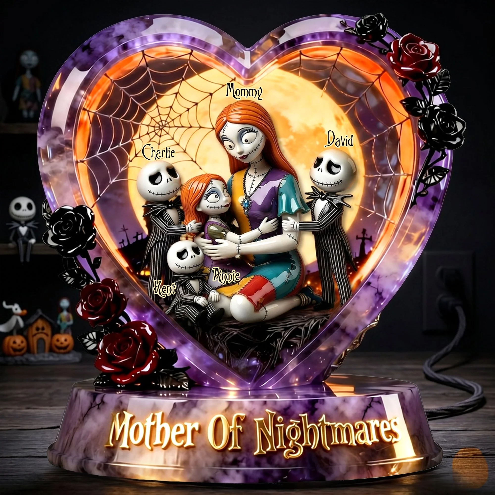 Spooky Mother Of Nightmares - Personalized Acrylic Plaque - Gift For Movie Fans, Mom NL122 - Image 4