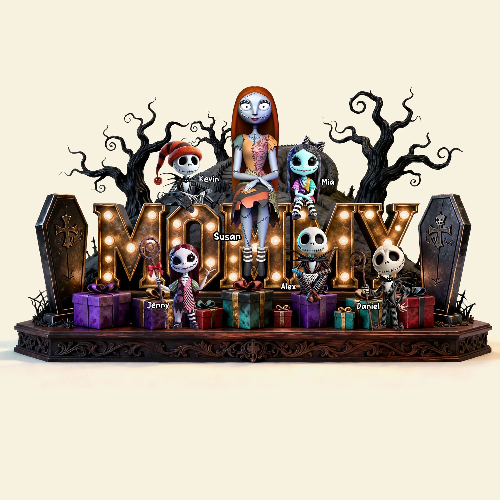 Spooky Mother Of Nightmares - Personalized Custom Shaped Acrylic Plaque - Gift For Mom, Horror Lovers, Movie Fans NL122 - Image 3