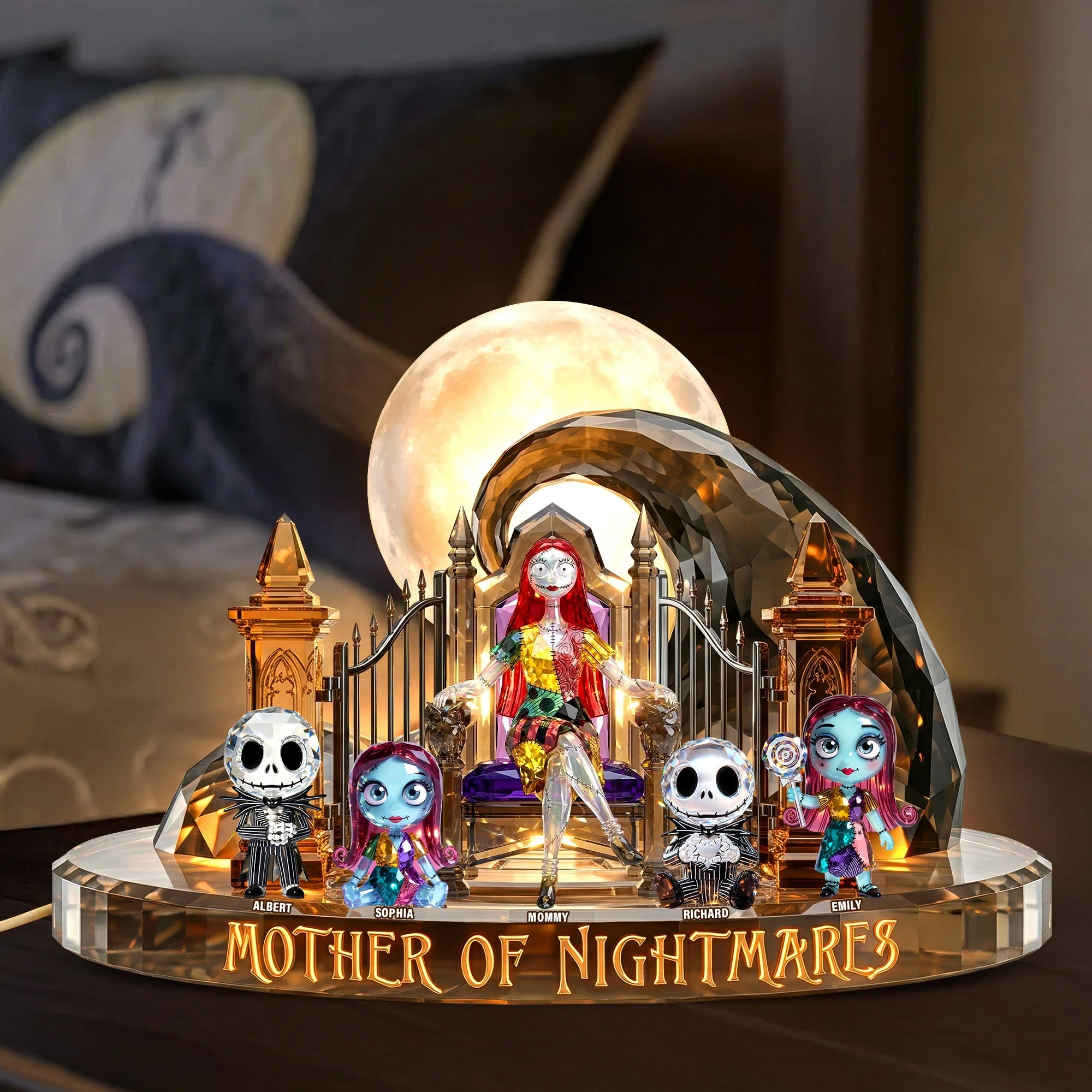 Spooky Mother Of Nightmares - Personalized Light Box - Gift For Mom, Movie Fans NL122 - Image 3