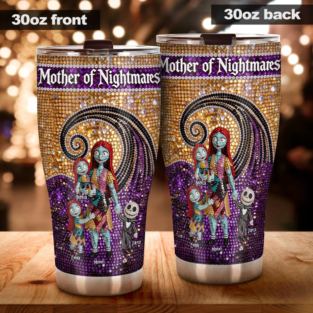 Spooky Mother Of Nightmares - Personalized Tumbler - Gift For Mother's Day - Image 2