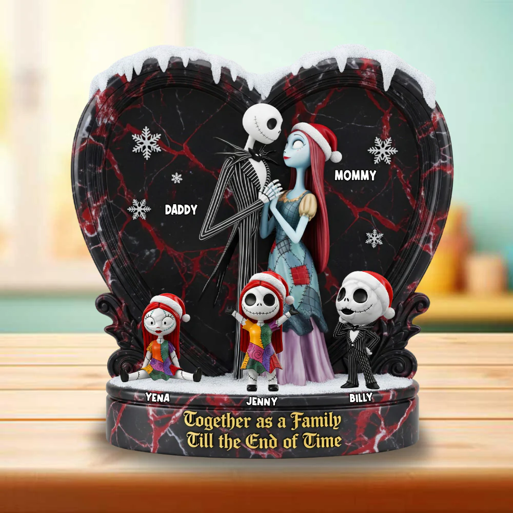 Spooky Together As A Family - Personalized Custom Shaped Acrylic Plaque - Christmas Gift For Couple, Family Members NA94