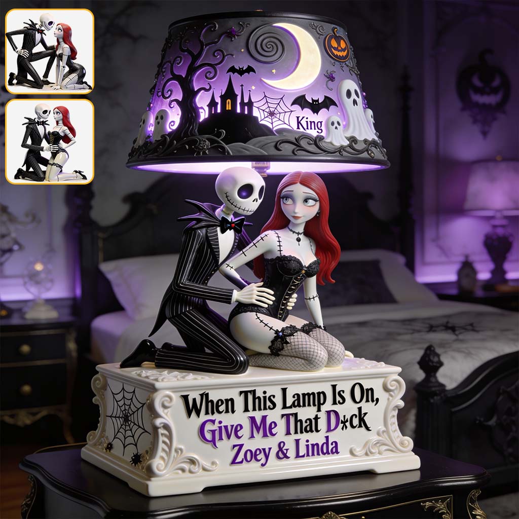 Spooky You Are My Nightmare - Personalized Acrylic Light Box - Gift For Couples