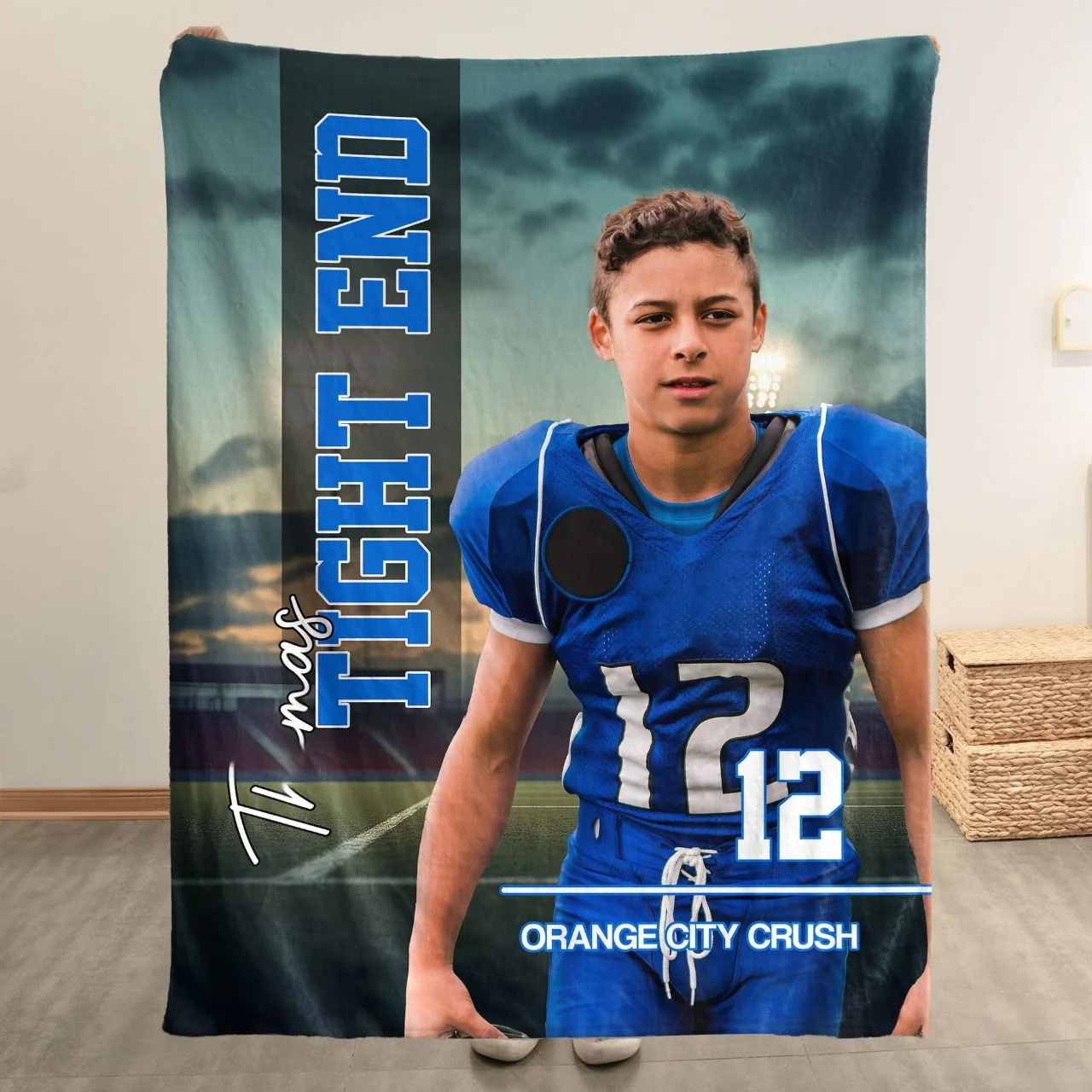 Sport Lovers - Personalized Photo Blanket - Gift For Basketball, Football, Baseball, Softball Lovers, Son HH01