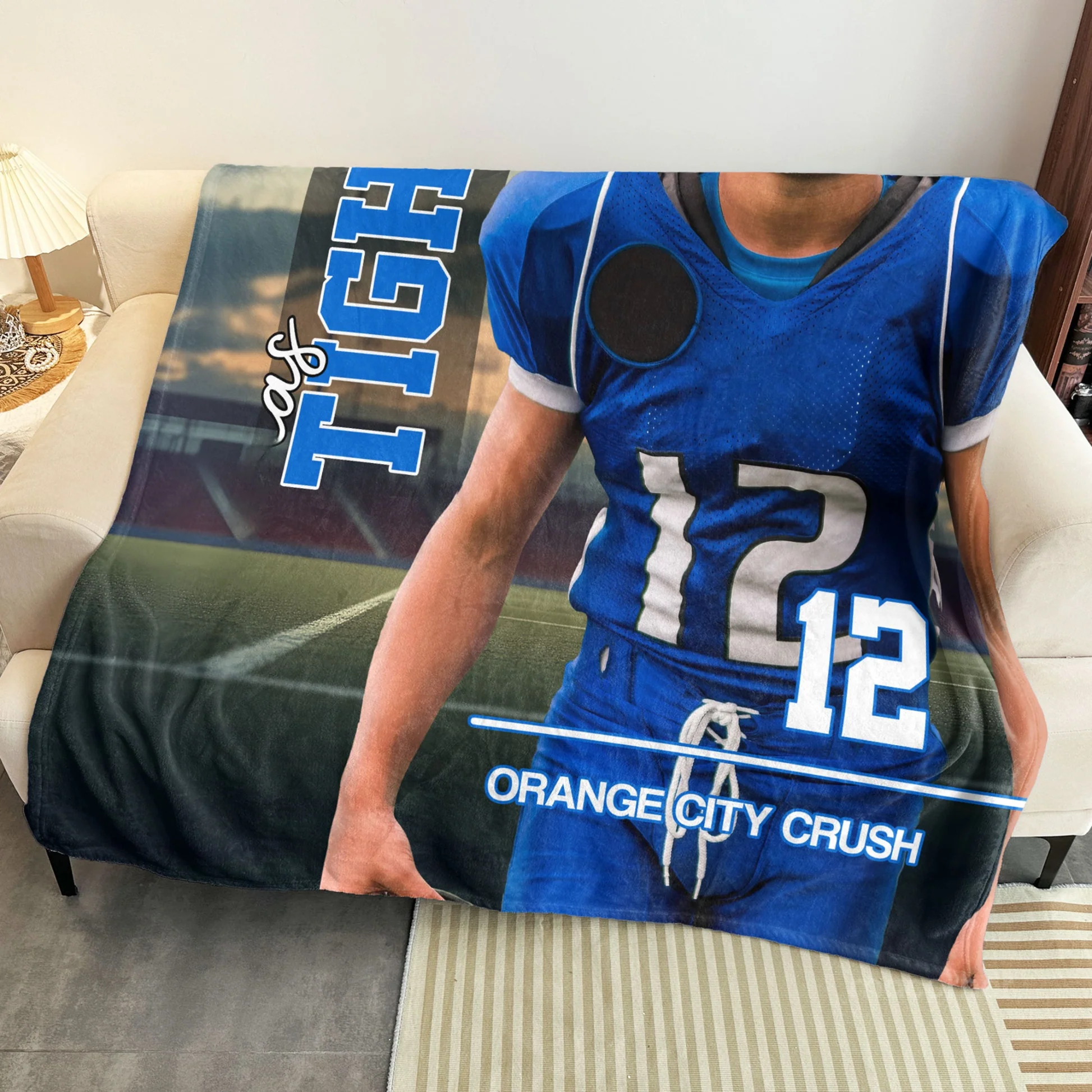Sport Lovers - Personalized Photo Blanket - Gift For Basketball, Football, Baseball, Softball Lovers, Son HH01 - Image 4