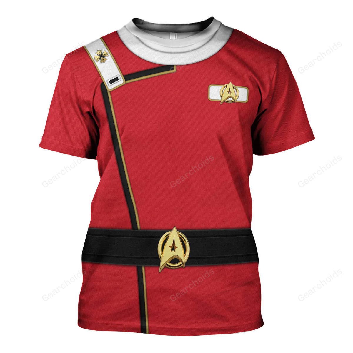 SaTr Admiral James T. Kirk Costume Officer T-Shirt