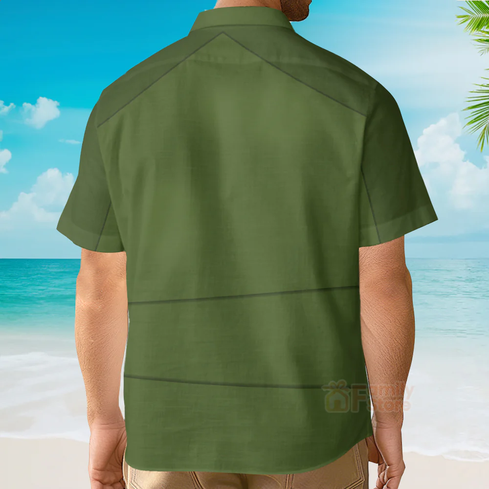 SaTr Captain Pike Green Costume - Hawaiian Shirt - Image 5