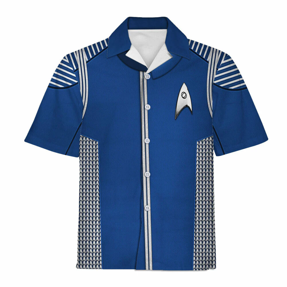 SaTr Discovery Uniform Gold Cool Hawaiian Shirt